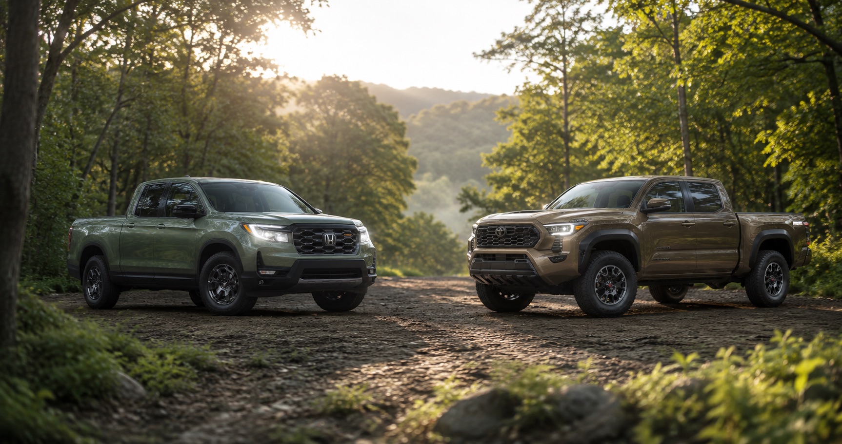 Honda Ridgeline and Toyota Tacoma comparison near Troy, NY
