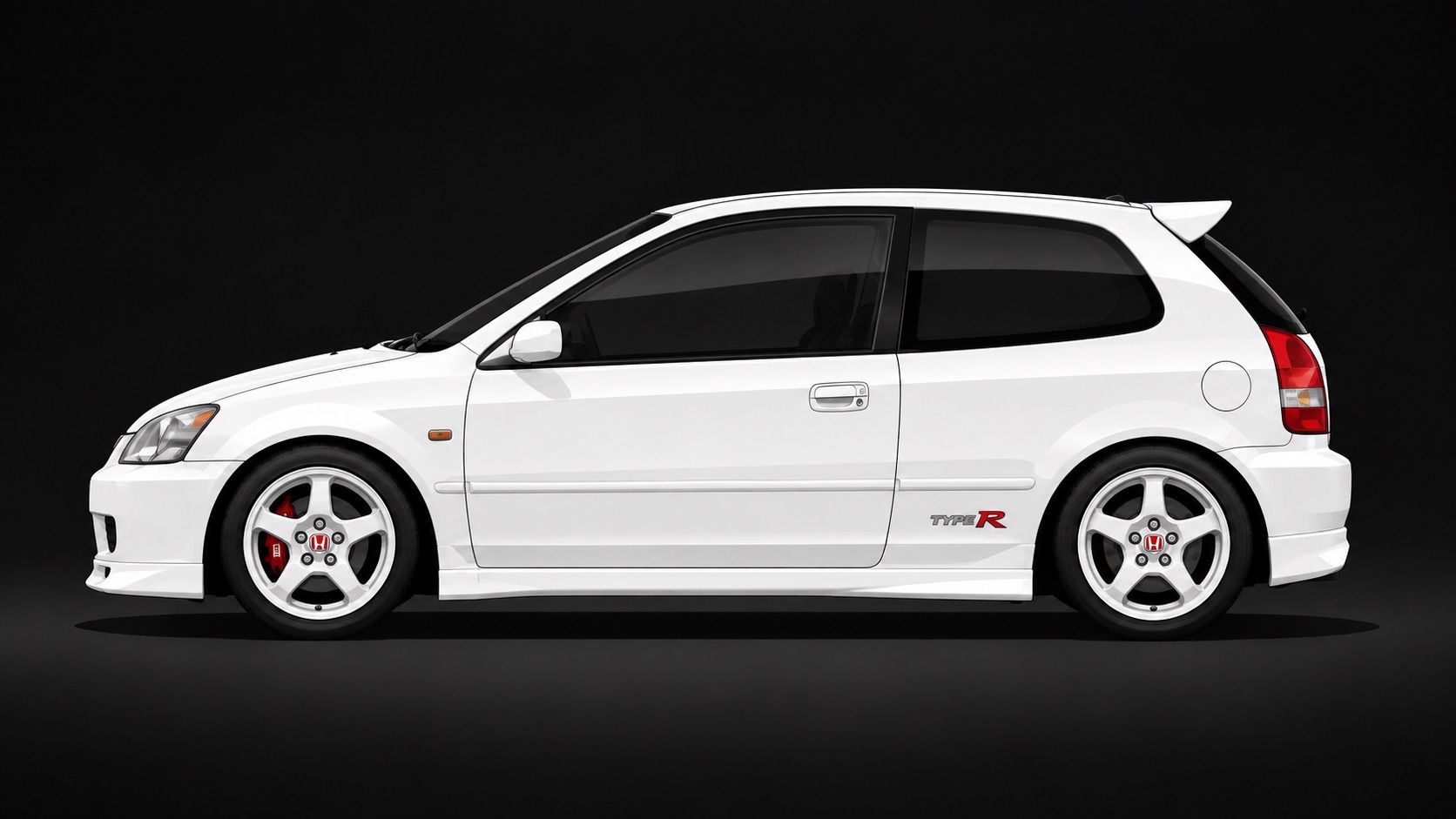 EP3 Civic Type R side-profile illustration