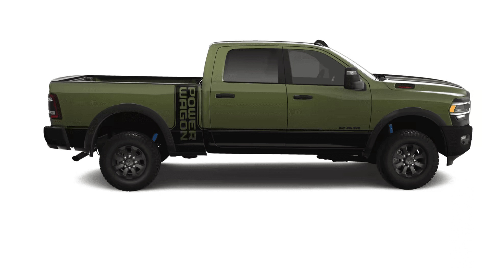 2024 RAM 2500 Olive Green/Diamond Black Crystal Pearl-Coat