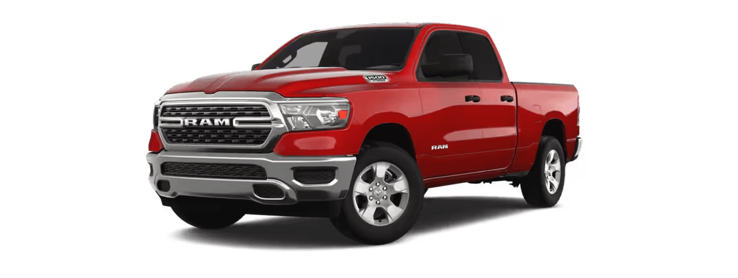 2024 Ram 1500 Flame Red Clear-Coat Exterior Paint