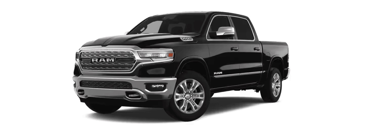 2024 Ram 1500 Diamond Black Crystal Pearl-Coat Exterior Paint