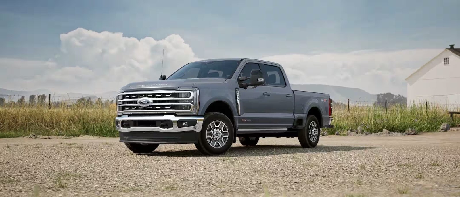 2025 Ford Super Duty (JC Lewis) Glacier Gray Metallic Tri-Coat Color