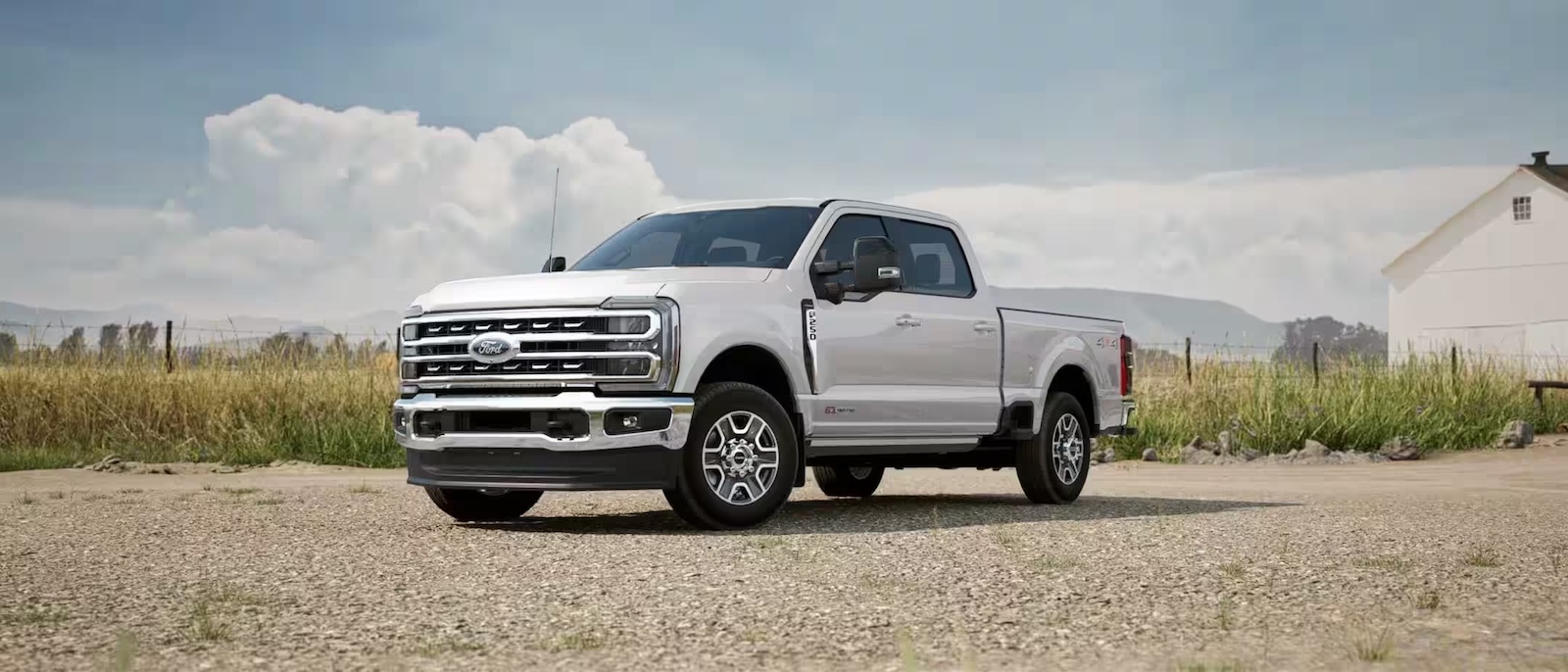 2025 Ford Super Duty (JC Lewis) Star White Metallic Tri-Coat