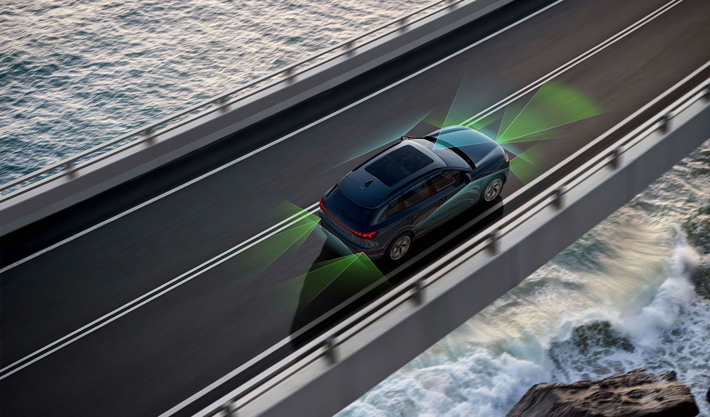 2025 Audi Q6 e-tron: Performance, Design, Comfort & Specs Active<br>Front Assist