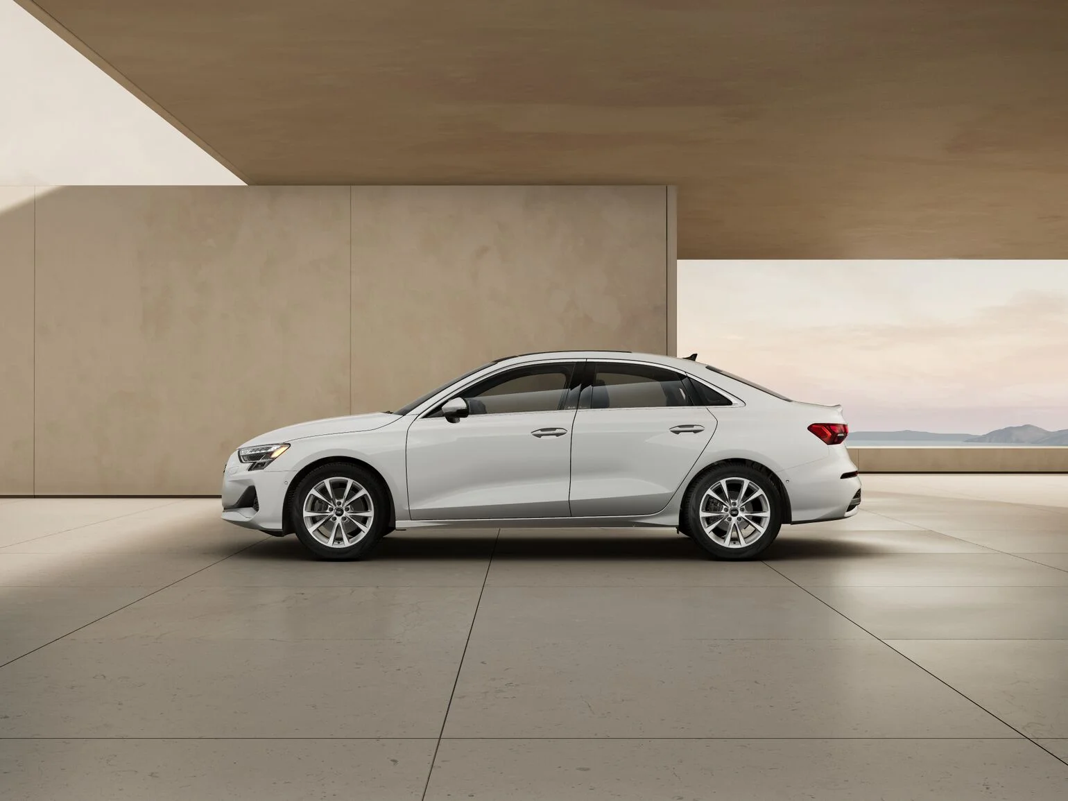 2025 Audi A3 Lineup Arkona White- Solid