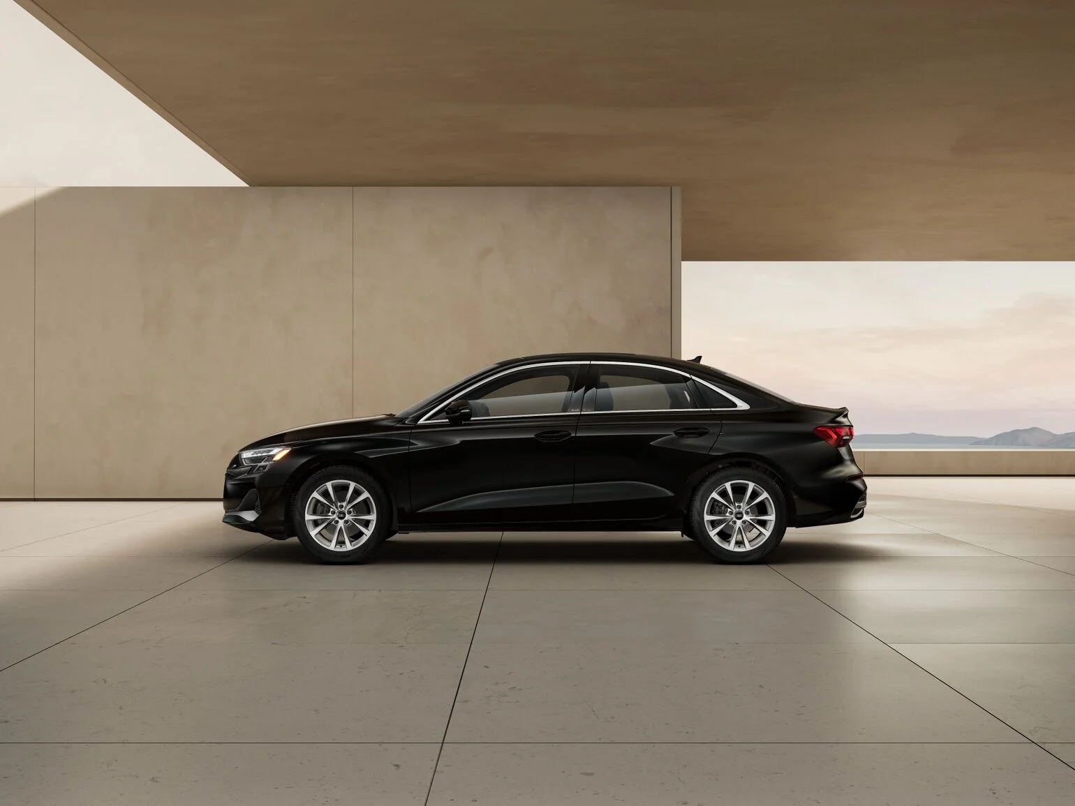 2025 Audi A3 Lineup Brilliant Black- Solid