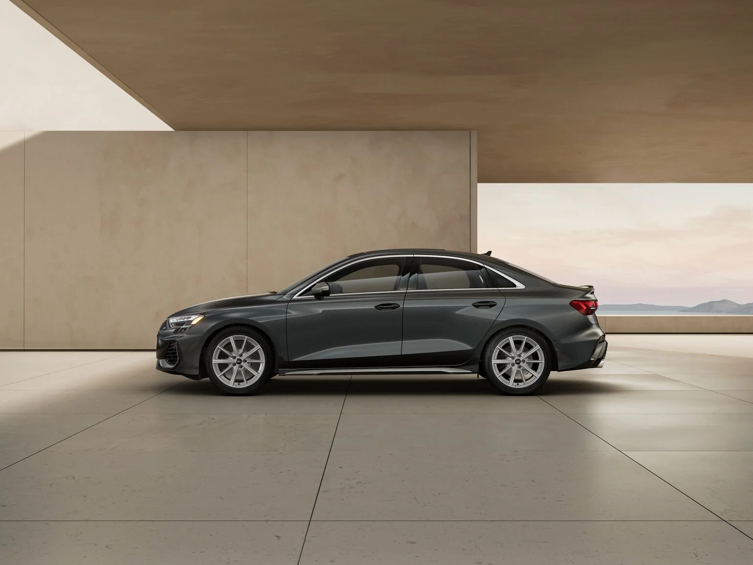 2025 Audi A3 Lineup Daytona Gray- Pearl