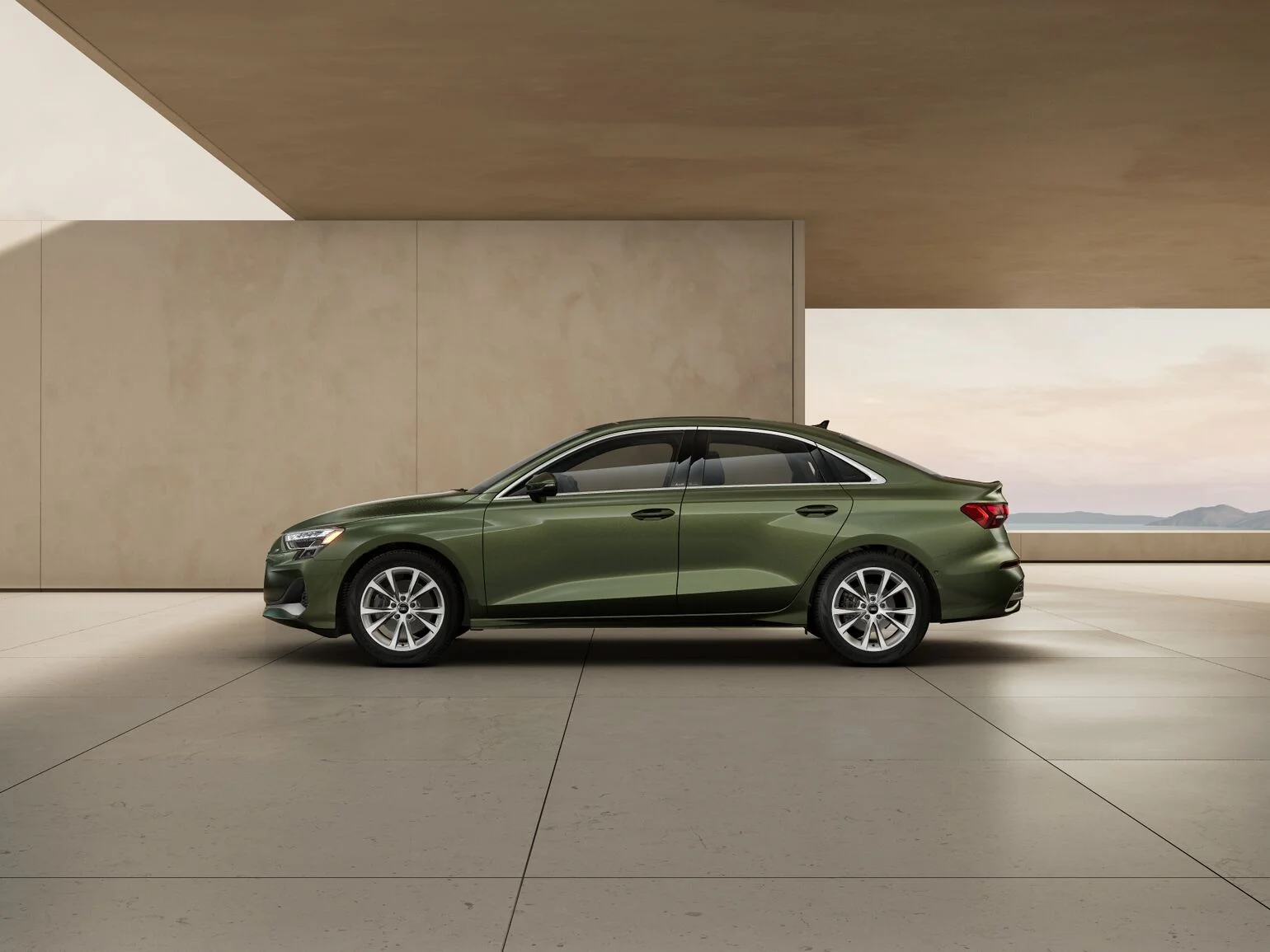 2025 Audi A3 Lineup District Green- Metallic