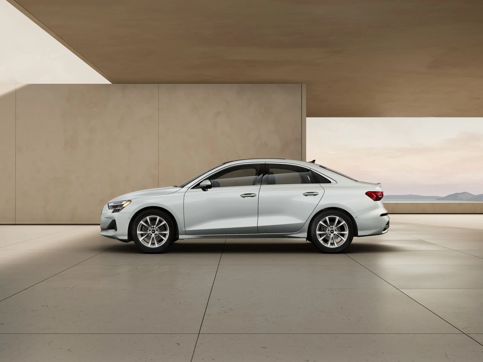 2025 Audi A3 Lineup Glacier White - Metallic