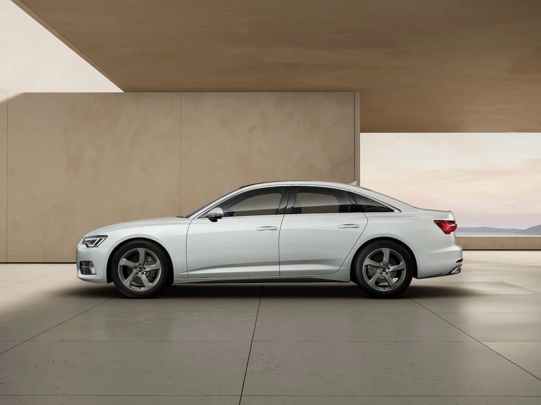2025 Audi A6 Lineup Glacier White - Metallic