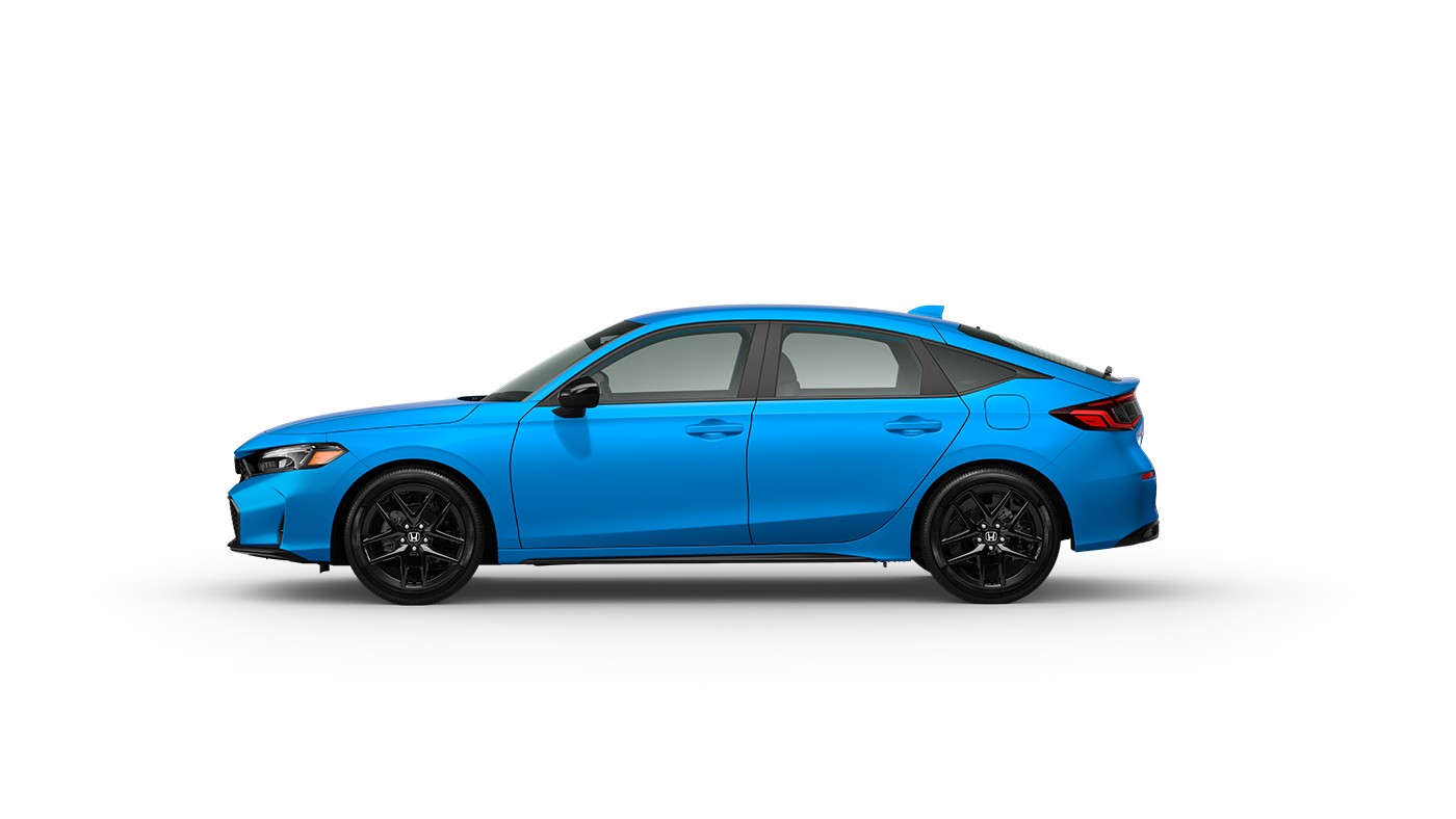 2025 Honda Civic Line-up Boost Blue Pearl 