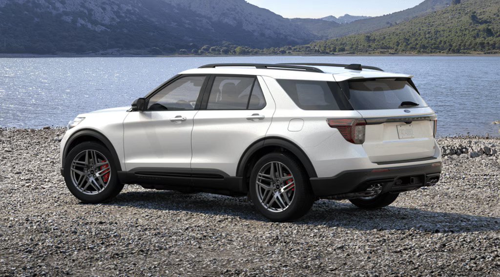 2025 Ford Explorer (JC Lewis) Star White Metallic Tri-Coat