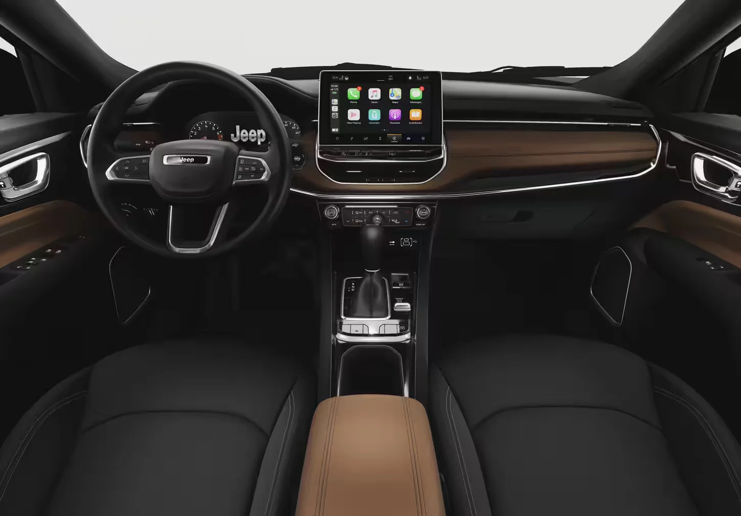 2025 Jeep Compass Black/Sepia Leatherette