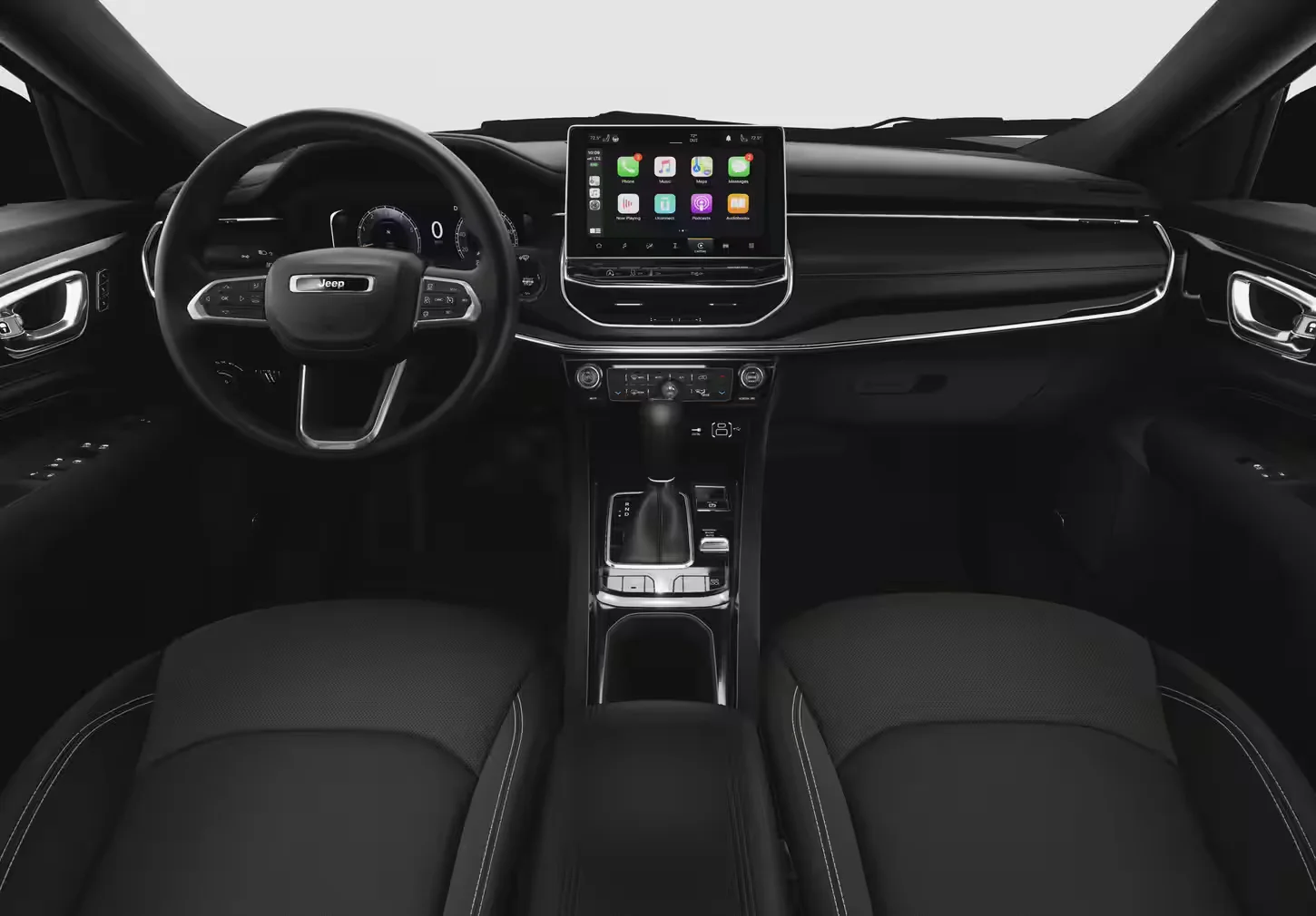 2025 Jeep Compass Black Premium Leather-Trimmed