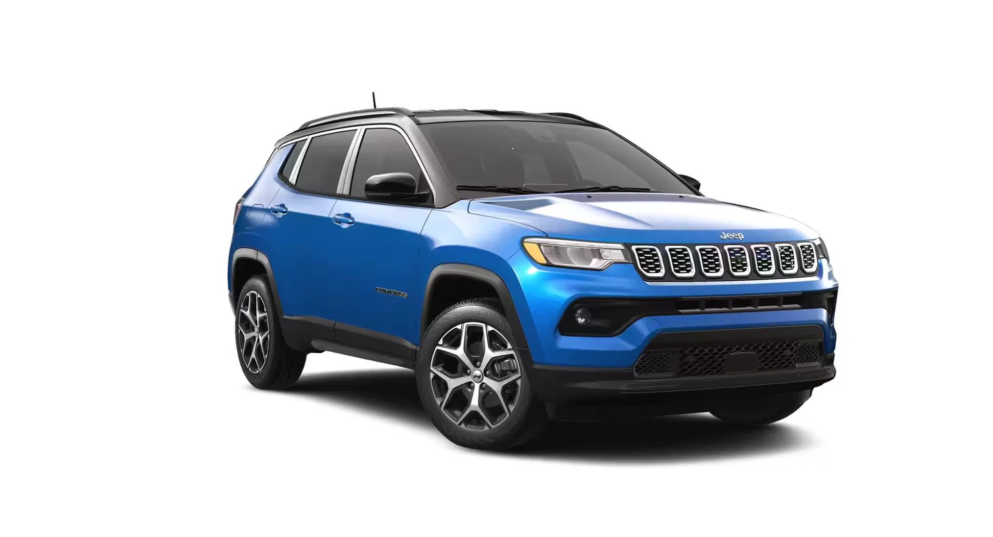 2025 Jeep Compass Two-Toned Hyrdo Blue with Black Roof