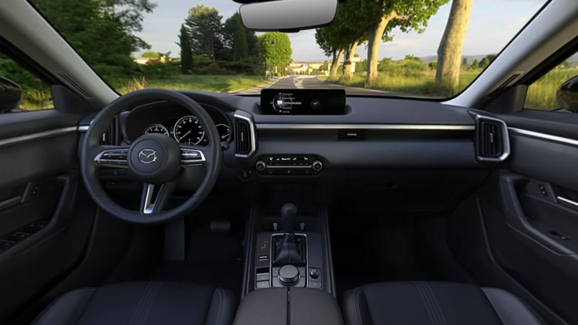 2025 Mazda CX-50 Black Leatherette with Gray