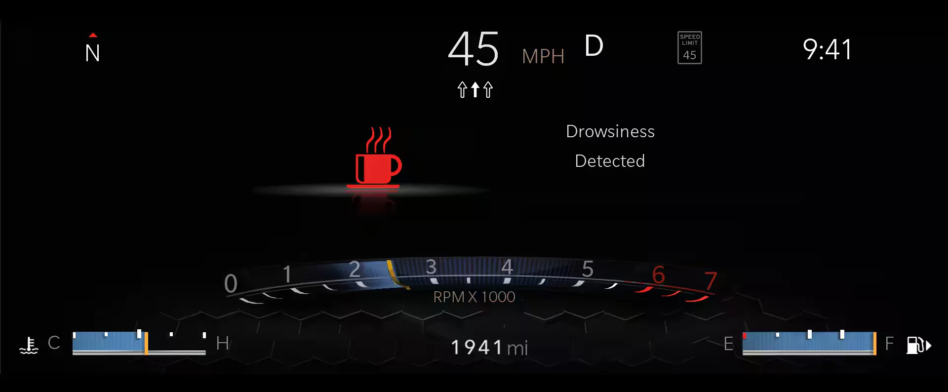 2025 Jeep Compass Drowsy Driver <br>Detection