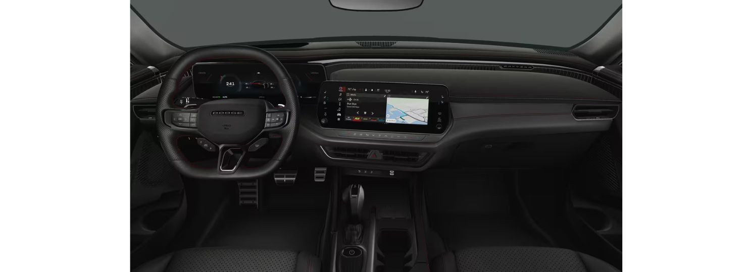 2025 Dodge Charger Black Leatherette Seats