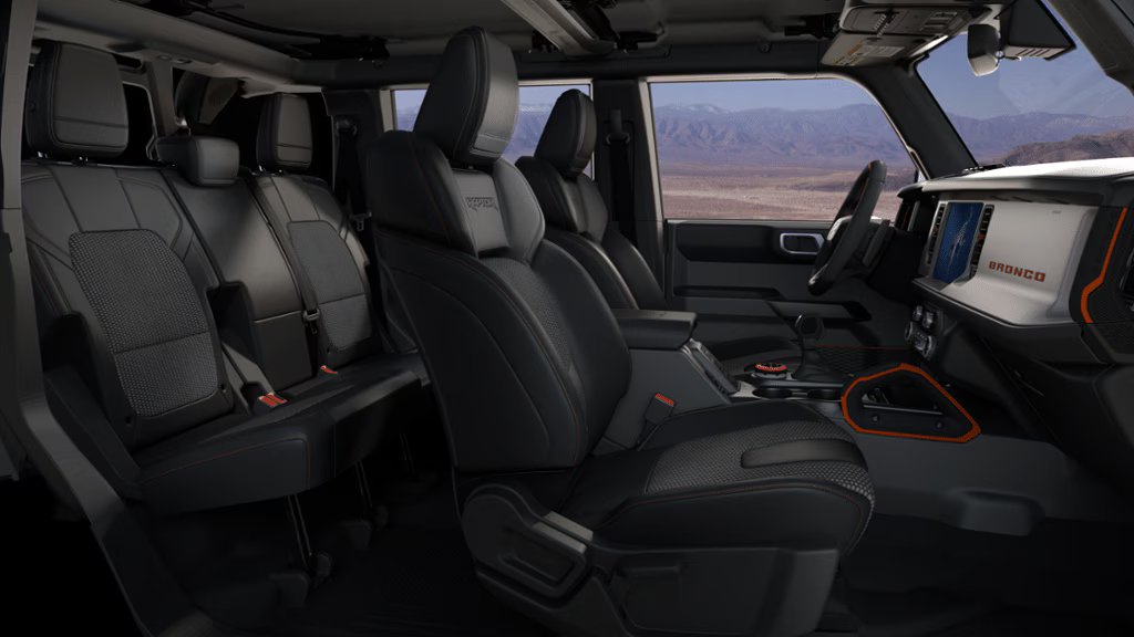 2025 Ford Bronco (JC Lewis) Black Onyx Vinyl Seats