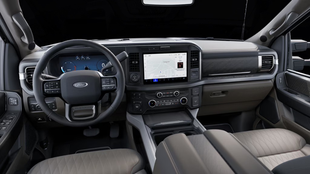 2025 Ford Super Duty (JC Lewis) Smoked Truffle Platinum® Plus Premium Luxury Leather Seats