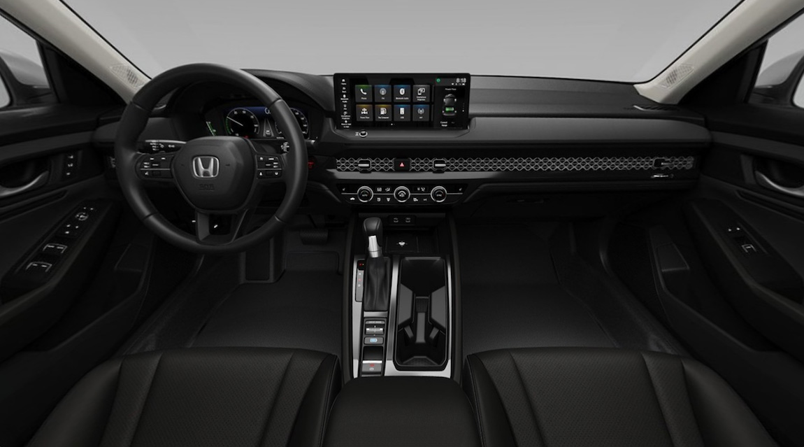 2025 Honda Accord Black Perforated Leather 