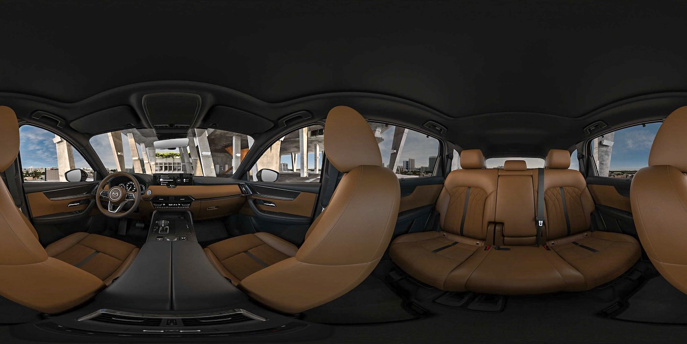 2025 Mazda CX-70 Quilted Tan Nappa Leather