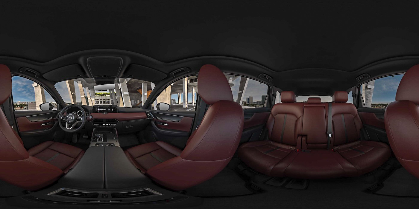2025 Mazda CX-70 Red Nappa Leather