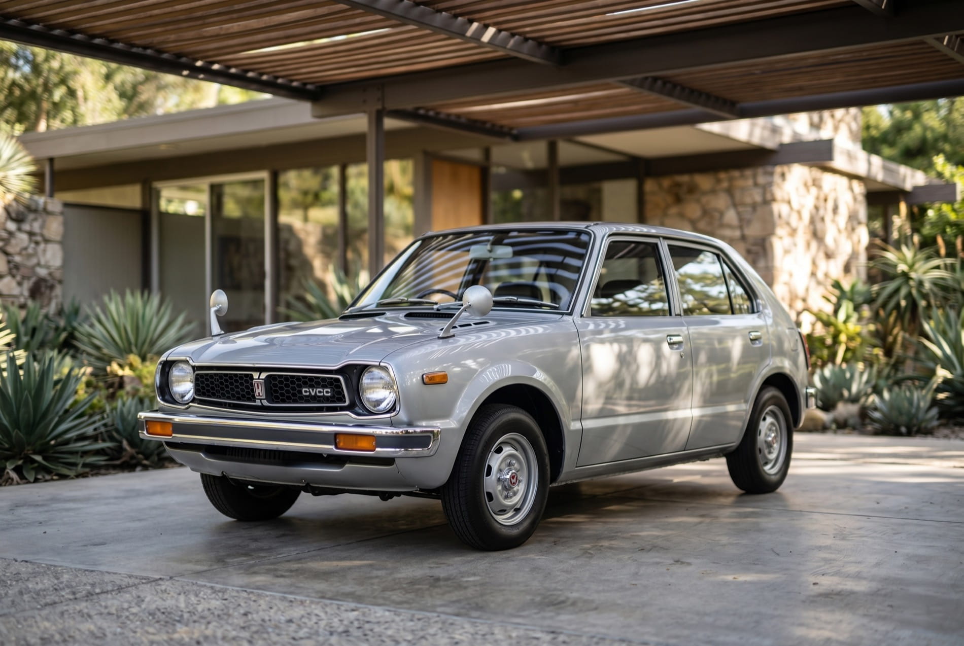 First-generation Honda Civic from the 1970s
