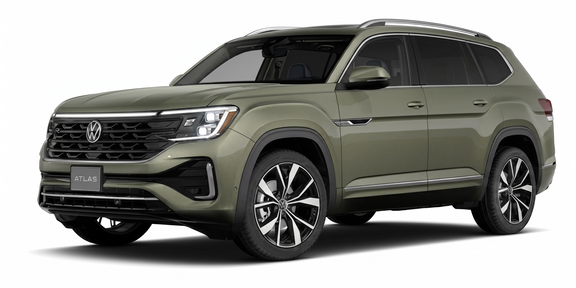 2026 Volkswagen Atlas SEL Premium R-Line trim level parked in southeastern Massachusetts