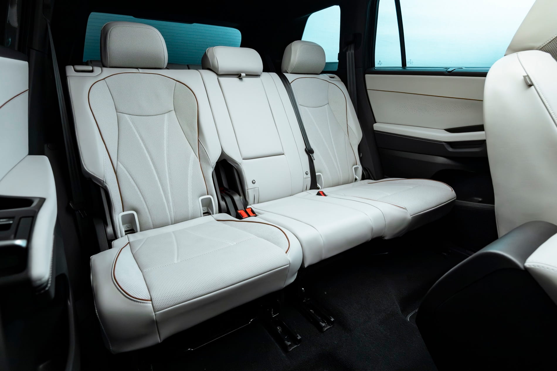 2027 Volkswagen Atlas view of the second row of seating