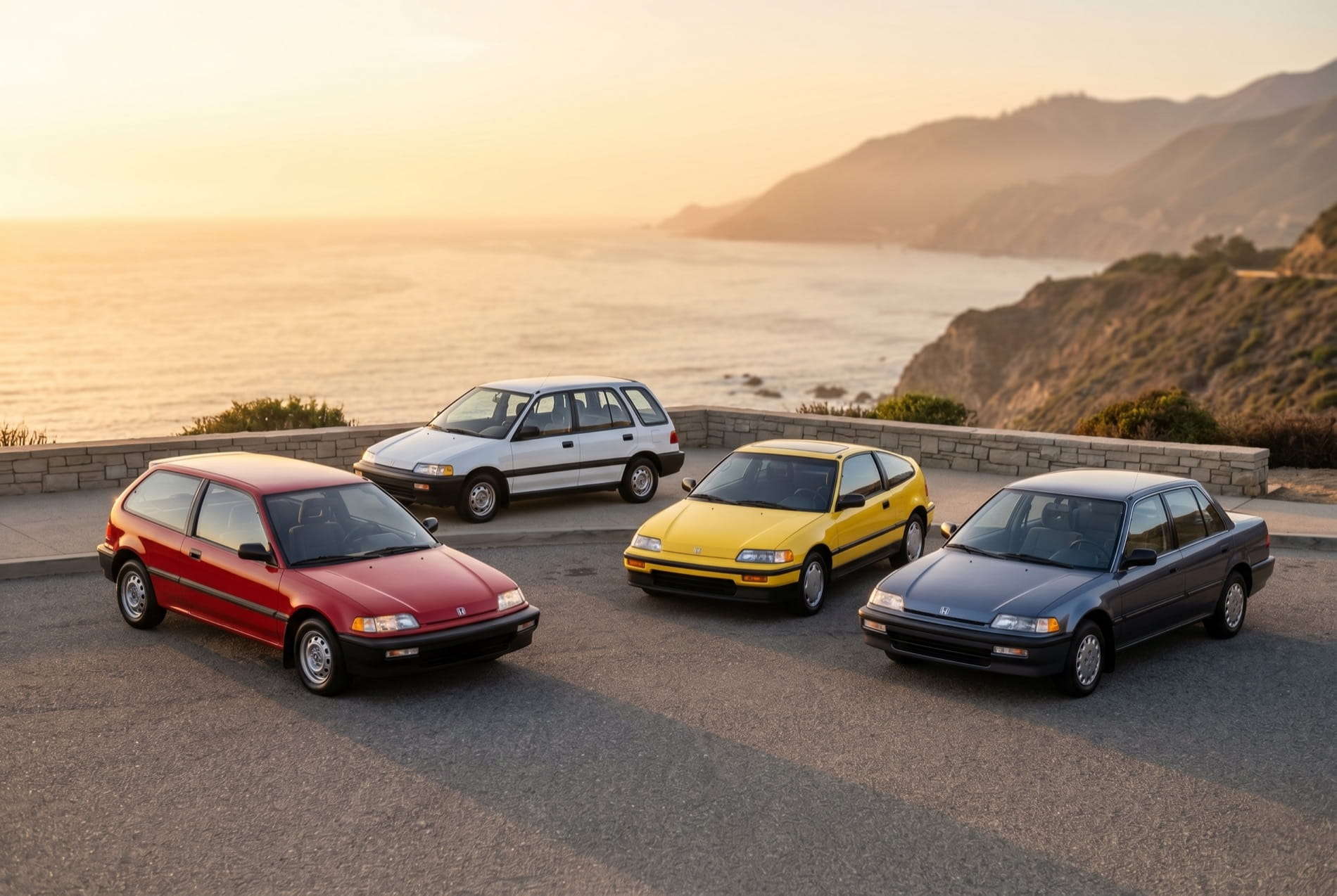 Fourth-generation Honda Civic from the late 1980s and early 1990s