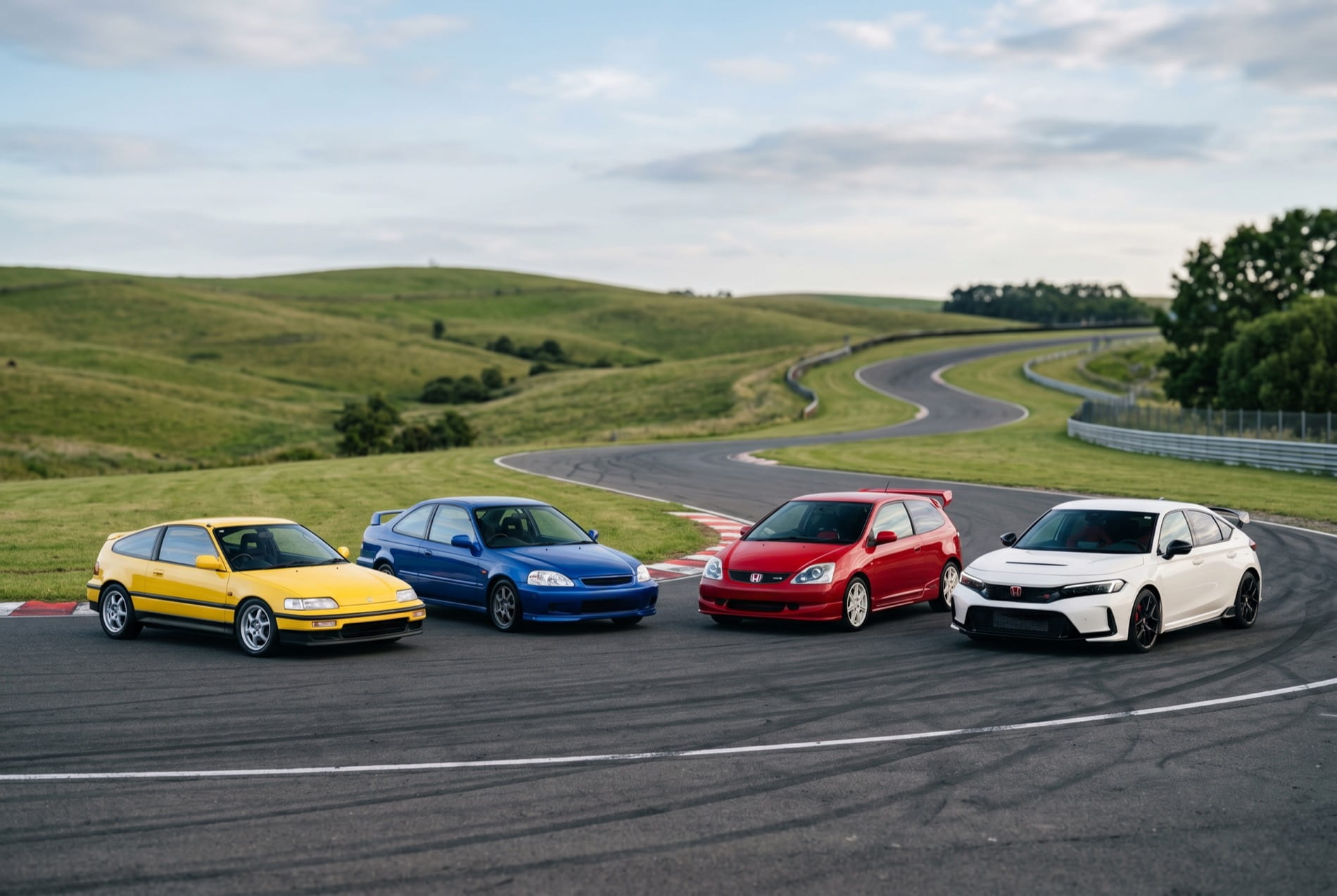 Eleventh-generation Honda Civic sedan hatchback hybrid and Type R