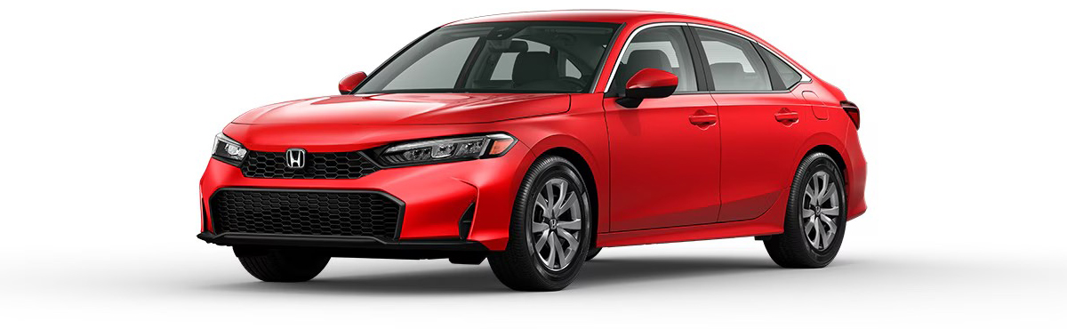 2026 Honda Civic LX Sedan trim level exterior at Silko Honda in Raynham, MA.