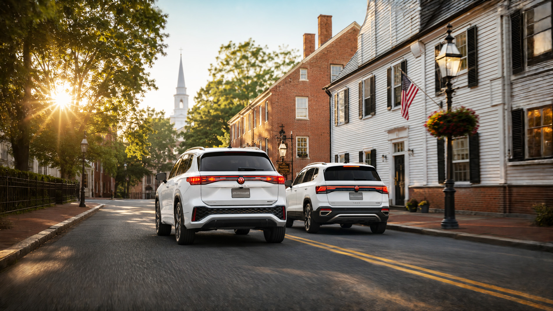 2026 Volkswagen Taos and 2026 Volkswagen Tiguan SUVs near Easton Massachusetts
