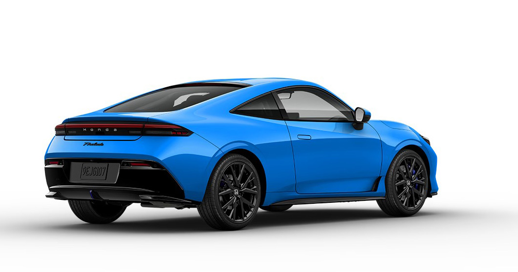 2026 Honda Prelude Hybrid in blue showing the core Prelude configuration for Delta Honda shoppers.