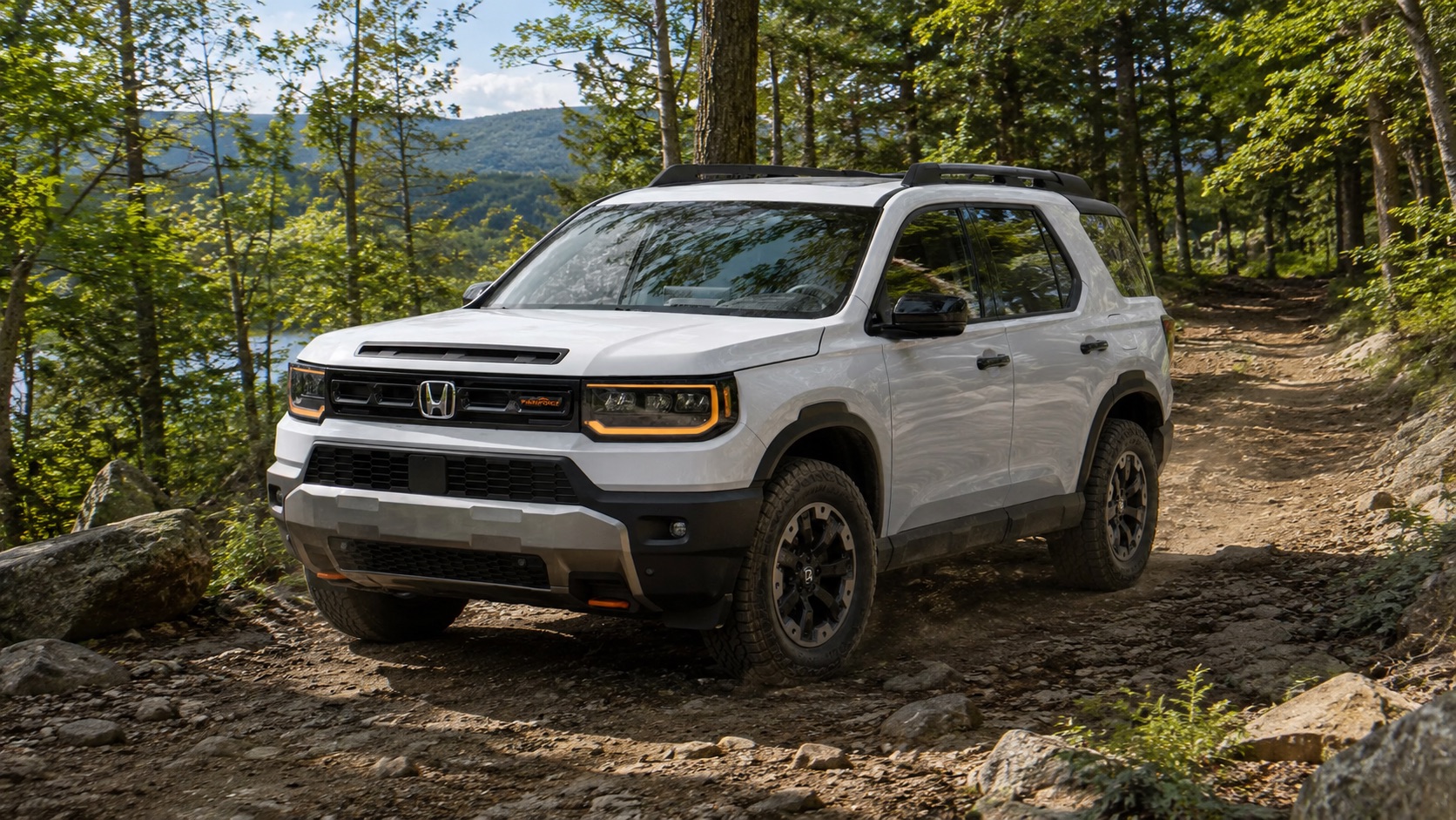 2026 Honda Passport on an off-road trail near Troy, NY