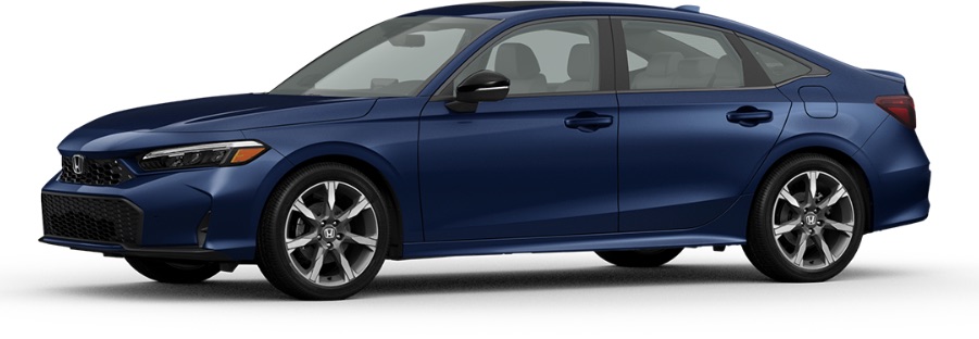 2026 Honda Civic Sedan in Blue Lagoon Pearl exterior color
