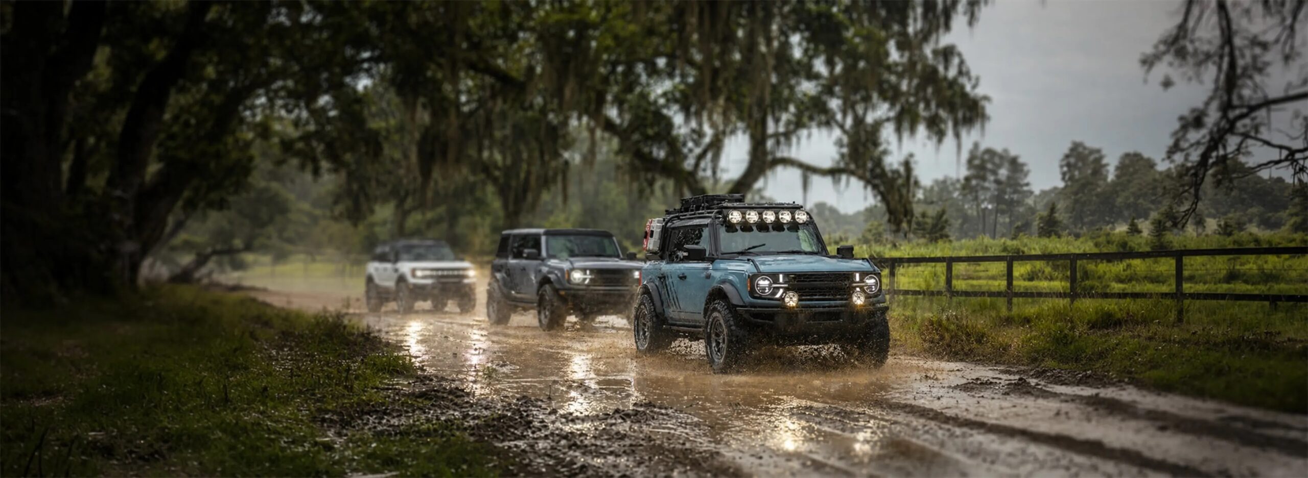 Bronco RTR models lineup with full-size Bronco RTR, Bronco RTR ROVR, and Bronco Sport RTR