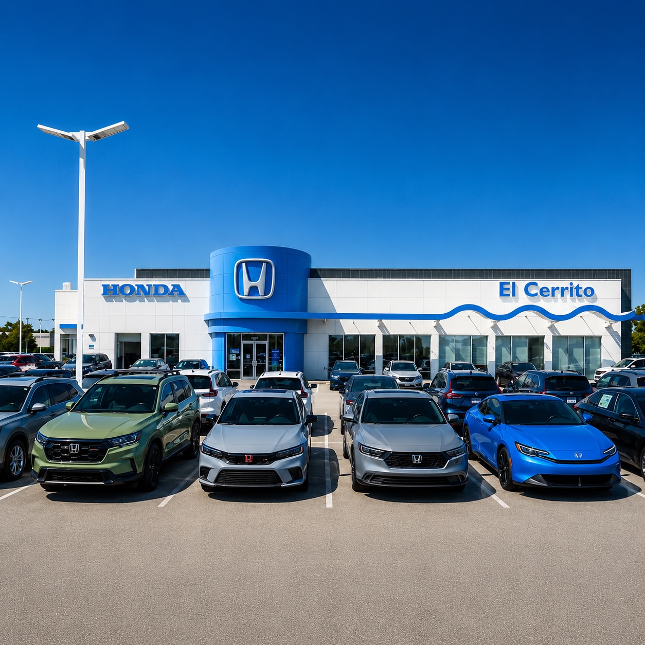 El Cerrito Honda dealership exterior near Oakland, California