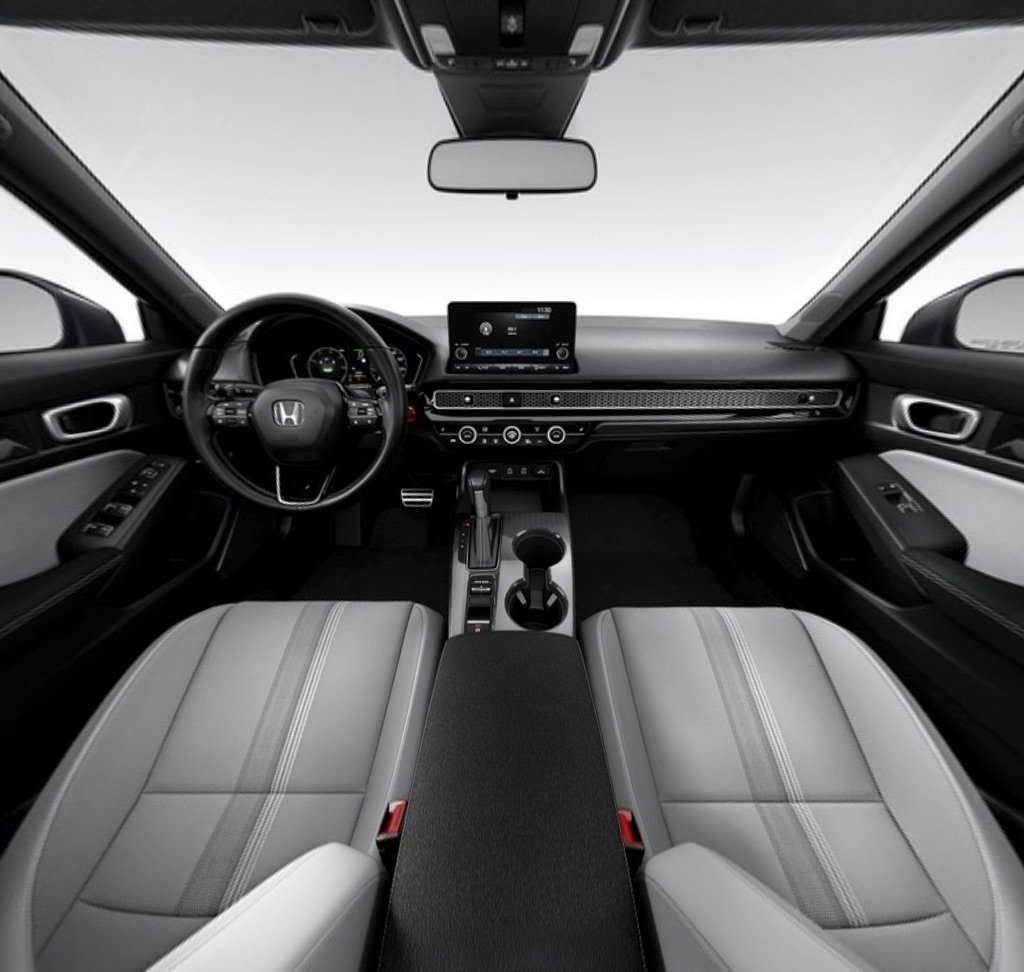 2026 Honda Civic Gray Cloth interior seating material