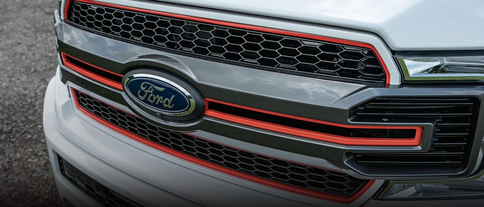 Harley-Davidson F-150 custom grille and front badge detail