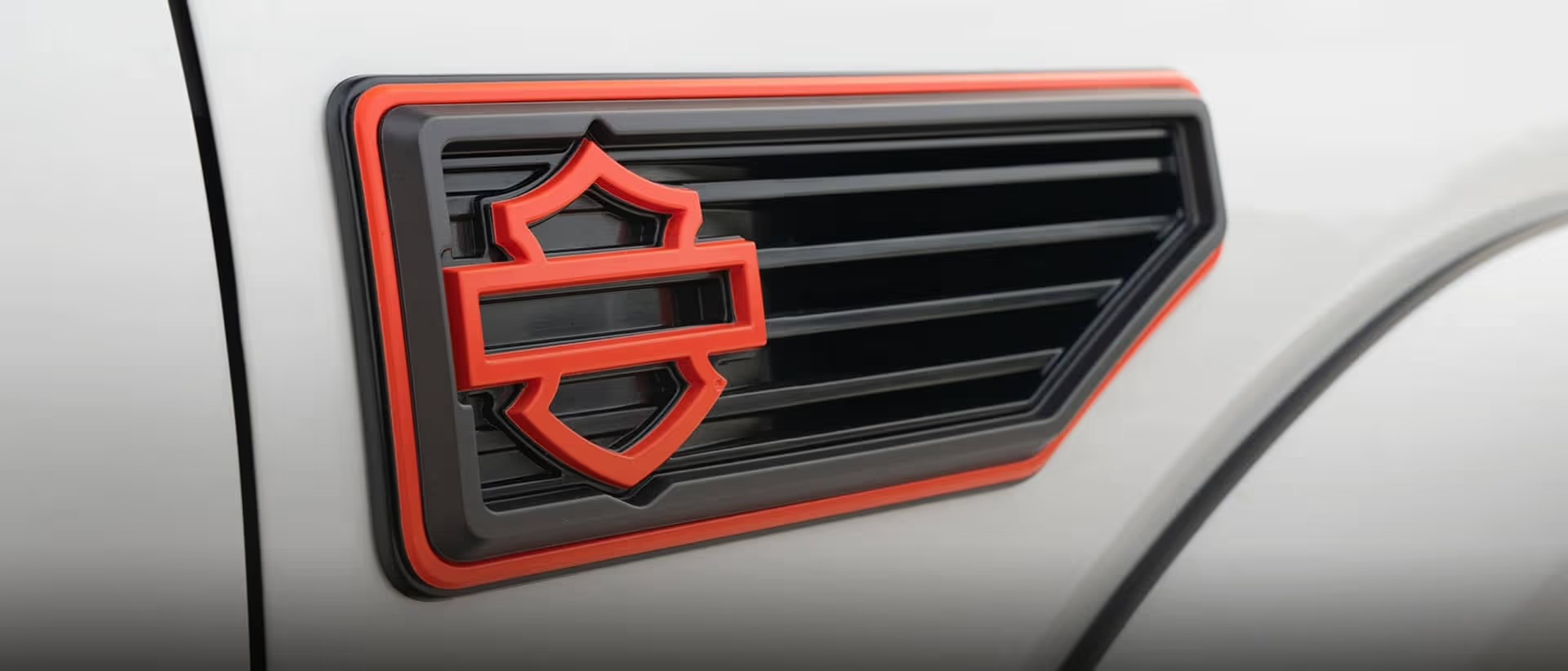 Harley-Davidson F-150 fender badging detail