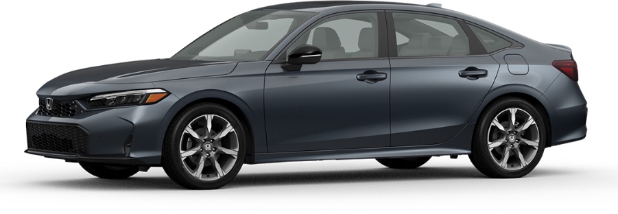 2026 Honda Civic in Meteorite Gray Metallic exterior color