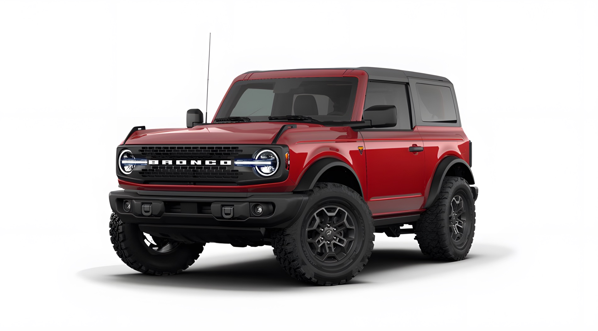 2026 Ford Bronco Badlands image in white studio setting.