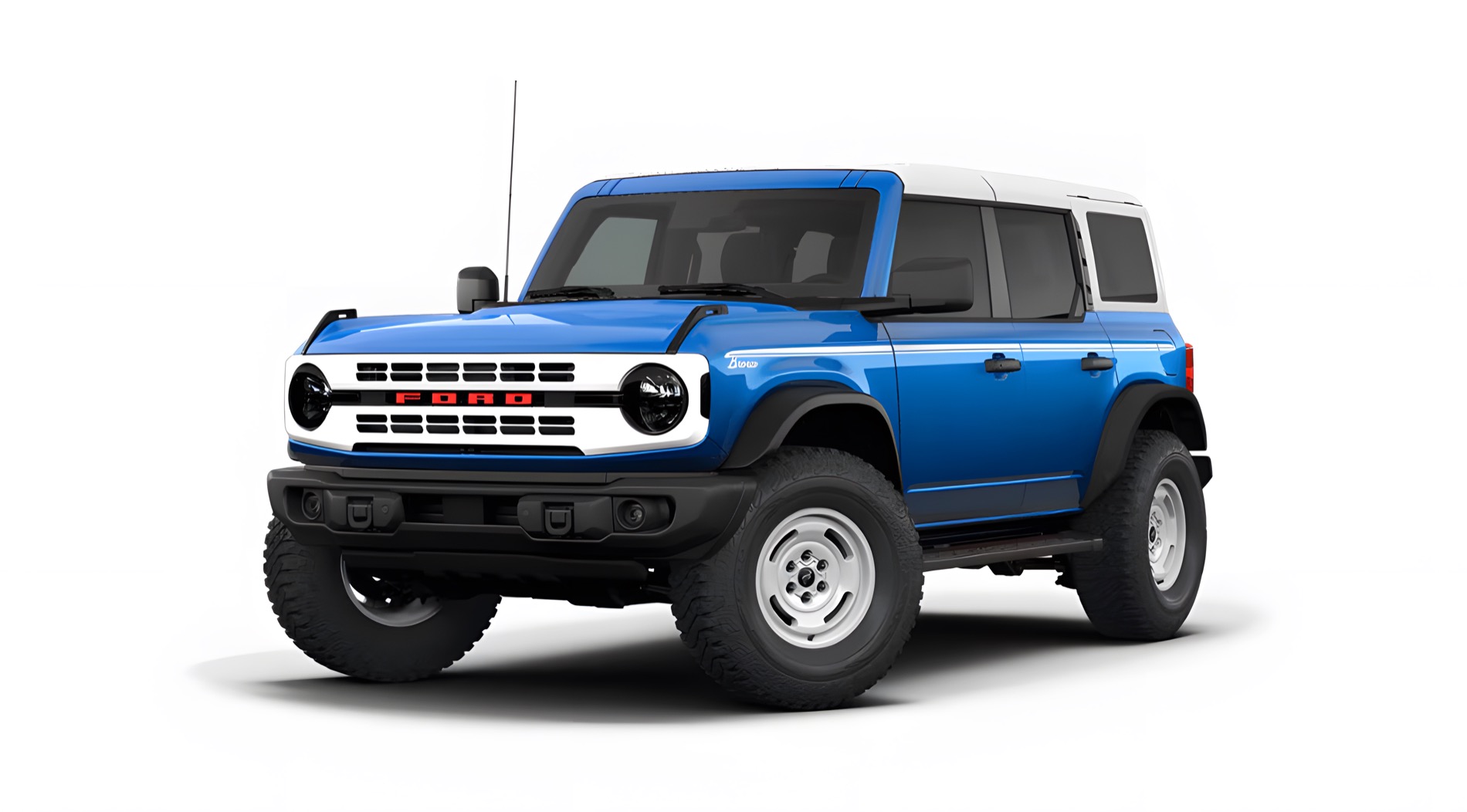 2026 Ford Bronco Heritage Edition image in white studio setting.