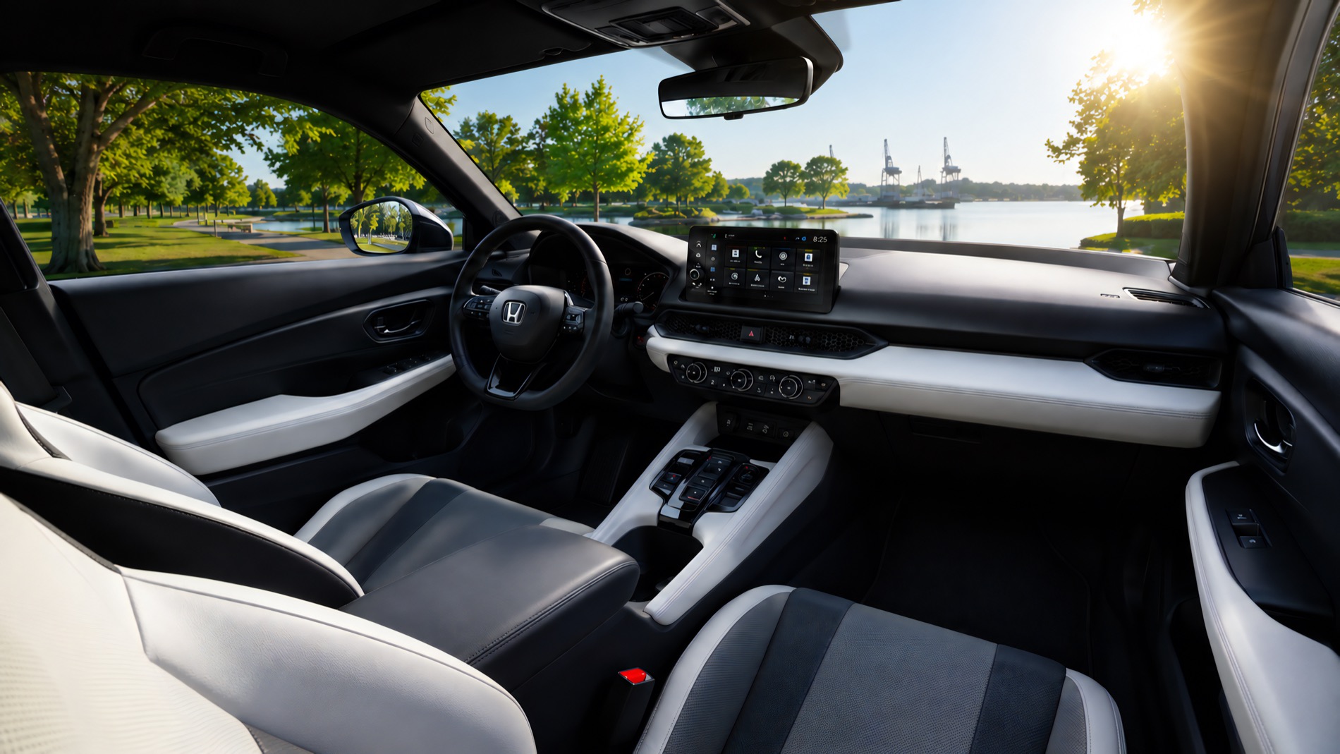 2026 Honda Prelude interior focused on the digital cockpit and sport seating for East Bay commuting and weekend driving.