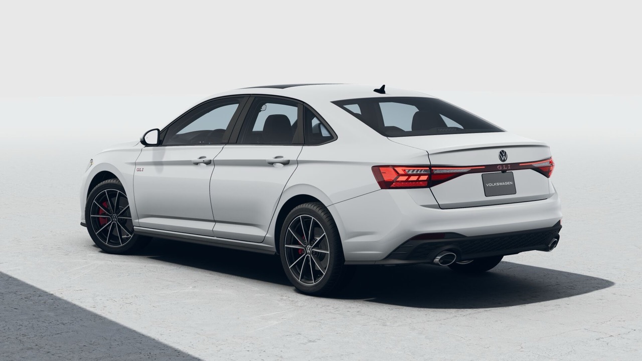 2026 Volkswagen Jetta GLI pure white exterior color image