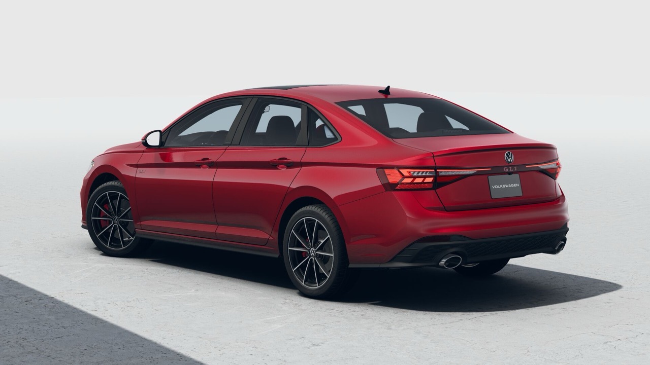 2026 Volkswagen Jetta GLI kings red metallic exterior color image