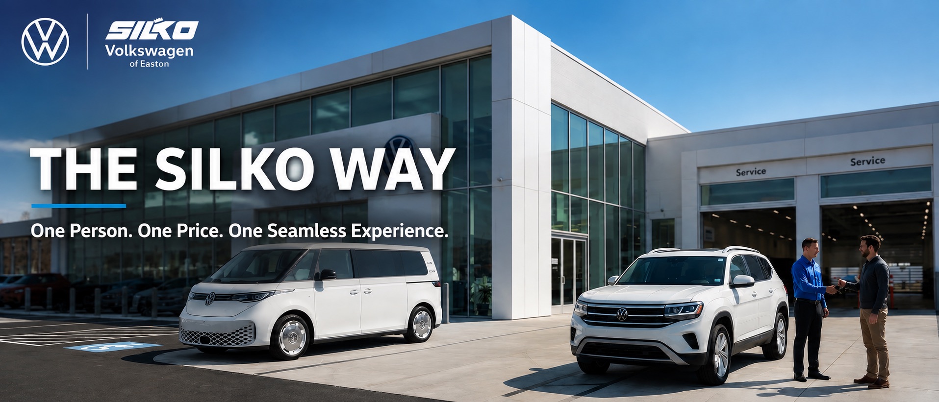 The Silko Way at Silko Volkswagen of Easton with one Client Advisor, one price, and one seamless car-buying experience.