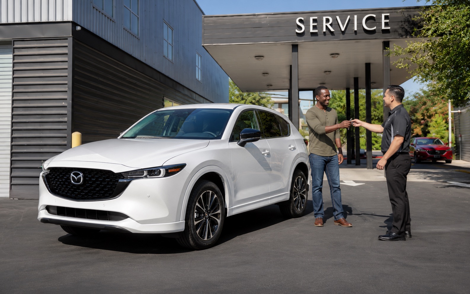 Tracy Mazda service lane